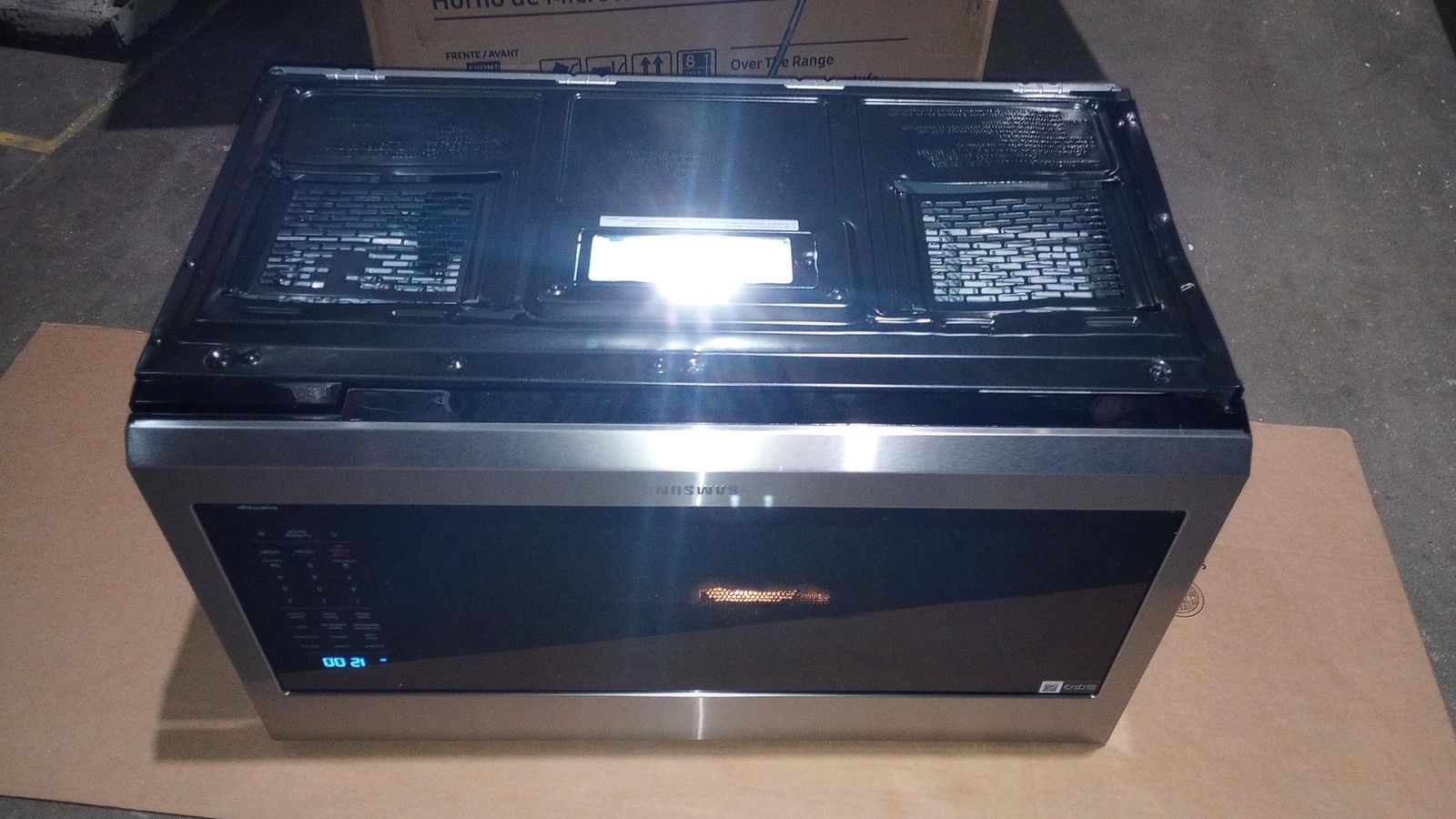 Samsung MC17T8000CS 1.7 Cu. Ft. SS Over The Range Convection Microwave