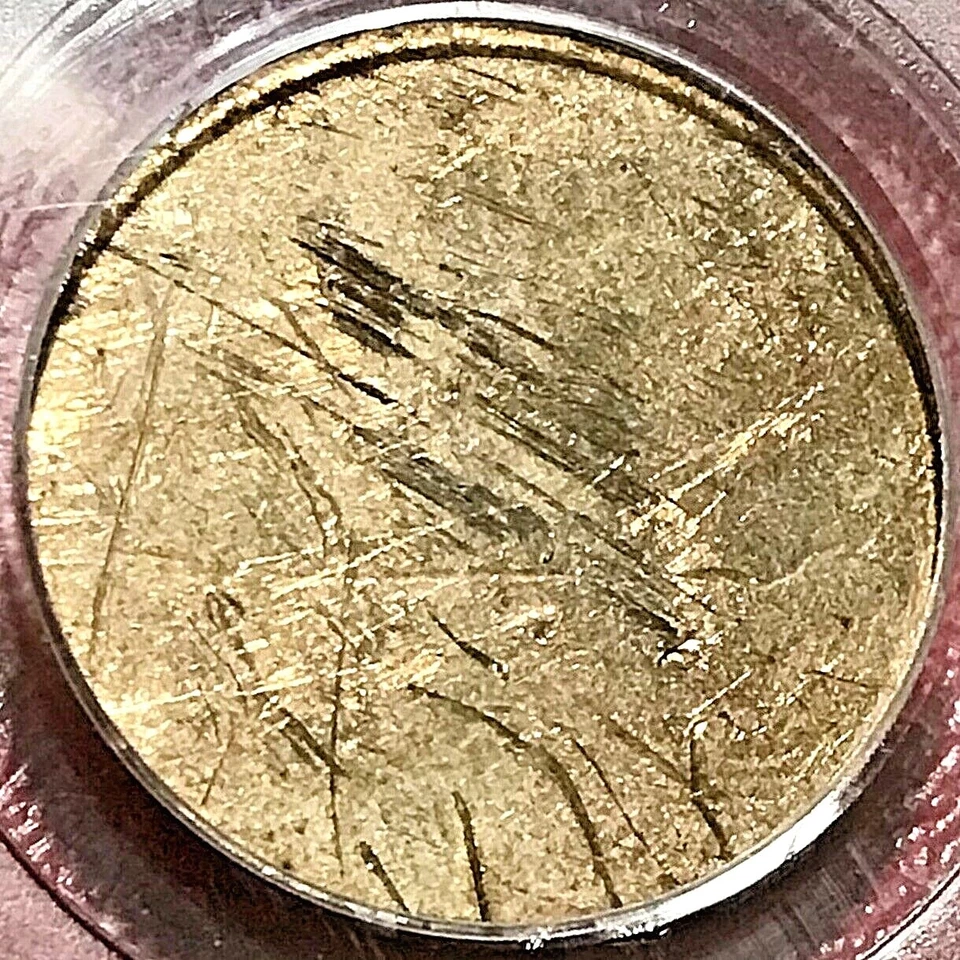 PCGS SACAGEWEA / PRESIDENTIAL DOLLAR BLANK OUTER MANGANESE BRASS LAYER - Image 3 of 3