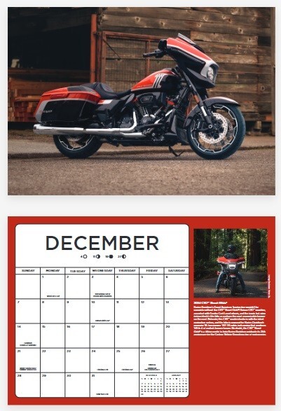 2025 Harley-Davidson Motorcycle DELUXE Calendar biker dyna