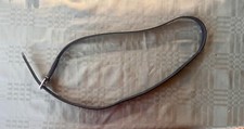 Single black stirrup leather 48 inch could be used as neck strap PLUS FREE GIFT 