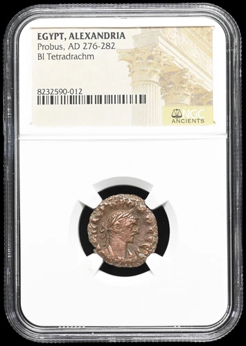 EGYPT, Alexandria. Probus. AD 276-282. Potin Tetradrachm, NGC Certified