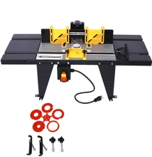 Aluminium Electric Benchtop Router Table Wood Working Craftsman Tool 6" Base