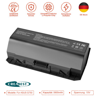 5900mAh 15V A42-G750 Battery for ASUS ROG G750 G750J G750JH G750JM G750JS G750JW