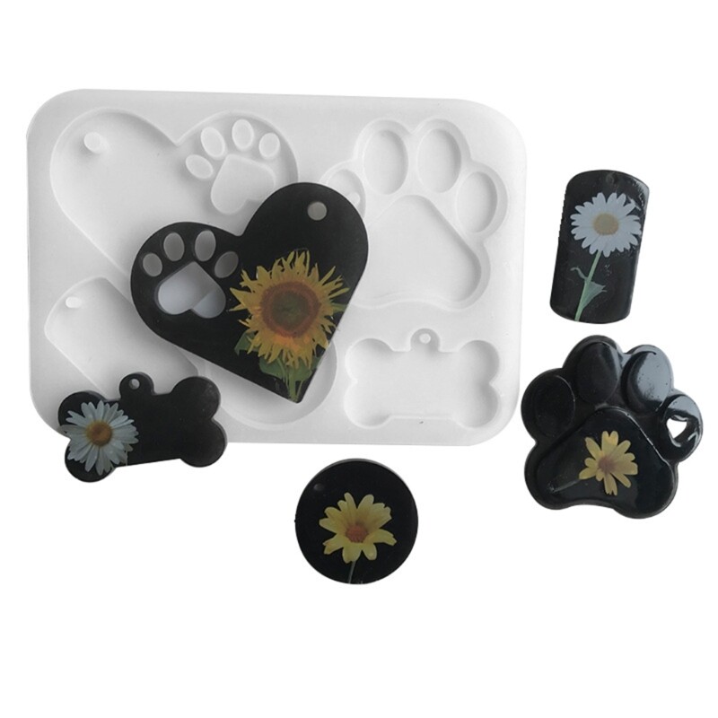 Claw Heart Bone Silicone Mold Epoxy Resin Mold DIY Jewelry Pendant Tools