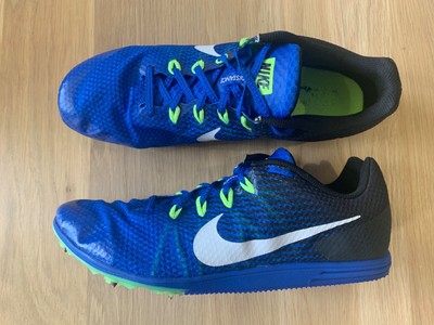 blue nike spikes