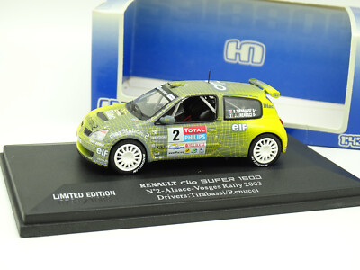 Universal Hobbies 1/43 - Coffret 3 Renault Clio Super 1600 Rallye 2003