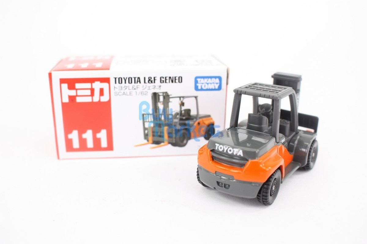 Toyota L&F Geneo Counter Lift & Pallet Set - Aoshima Model Car (Special Cargo)
