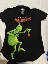 Dr. Seuss' The Grinch "Define Naughty" T-shirt. Size M, Used.