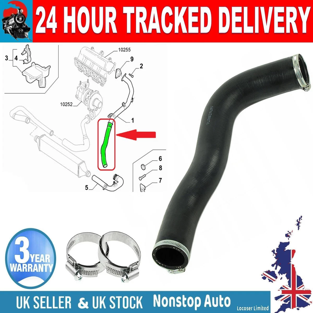 Turbocompresseur Neuf Pour Fiat 500 C 1.3D & Grande Punto 1.3D - Garanti