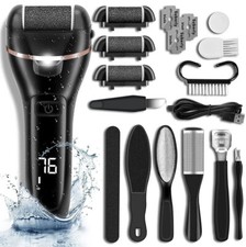 10-in-1 Electric Foot Grinder File Callus Dry Dead Skin Remover Pedicure Tool US