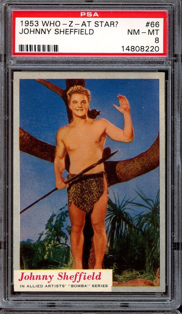 1953 Who-z-at Star? #66 Johnny Sheffield PSA 8 | eBay