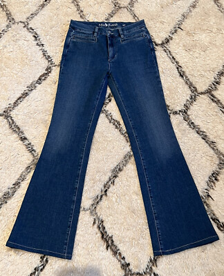 MiH MARRAKESH 'Sweet Indigo' Kick Flare Mid Rise Stretch Jeans