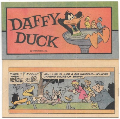 Daffy Duck Mini Comic #1 Gold Key Comics 1976 VERY FINE NEW UNREAD
