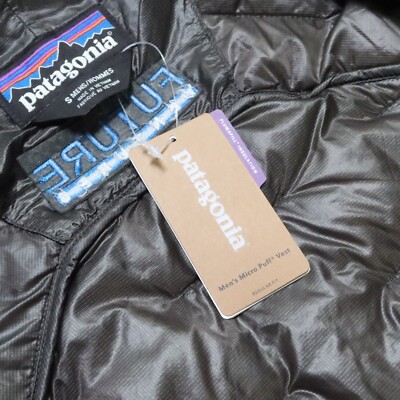 New Patagonia Micro Puff Vest Size S 84075 Forge Grey | eBay