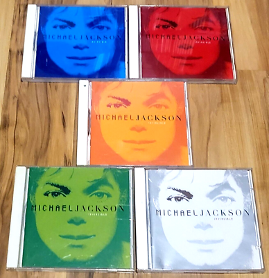 MICHAEL JACKSON Invincible Limited Edition (All Colors) [5 CD SET