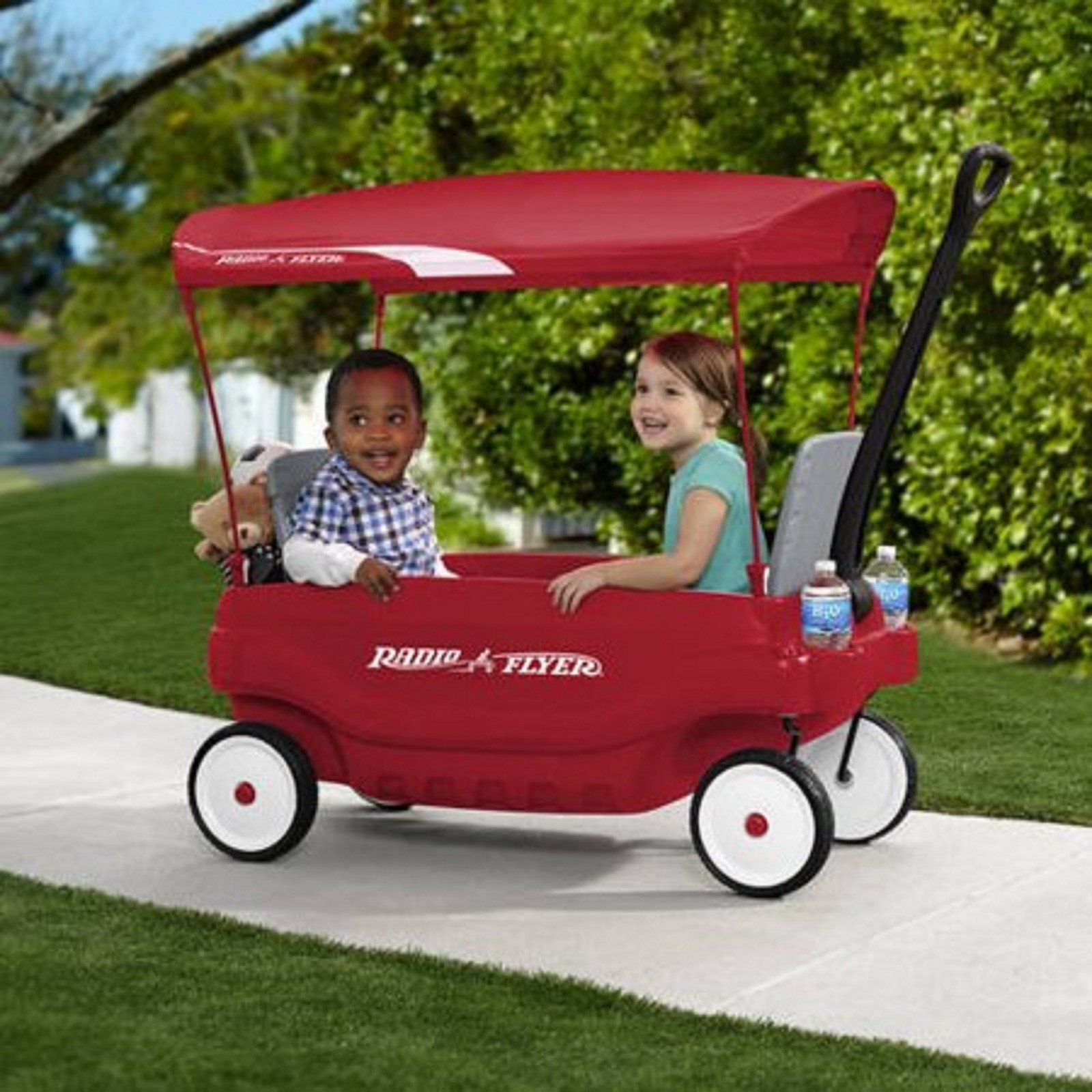 kids pull along cart
