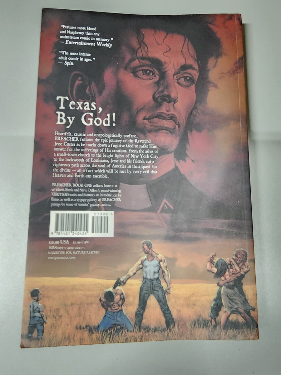 PREACHER, Book 1. Graphic Novel Garth Ennis & Steve Dillon