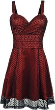 Kleid, Minikleid, Dress, Dots, Vive, Deluxe, Maria, Gothic, 375R, Gr. S, M, L