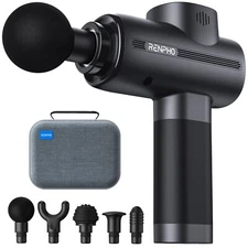 RENPHO Massage Gun Deep Tissue Muscle Percussion Massager Gun Body Massager NEW