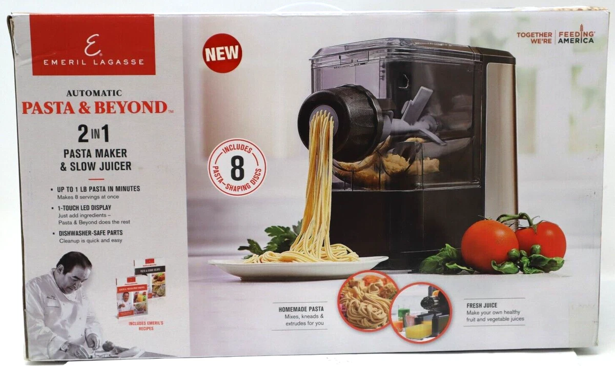 EMERIL LAGASSE Pasta Beyond Automatic Pasta And Slow Juicer, 42 OFF