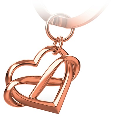 Unendlichkeitszeichen Herz Schlüsselanhänger InfiniteLove Unendlichkeit Anhänger