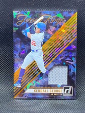 Kendall George 2024 Donruss Jersey Kings Orange Cracked Ice Memorabilia #JK-KG