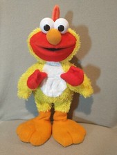 2001 Mattel Elmo Sesame Street Chicken Dance 15" Fisher Price Singing Toy Works