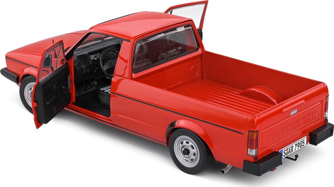 SOLIDO 1982 VW VOLKSWAGEN CADDY MK.1 PICK UP TRUCK 1/18 MARS RED