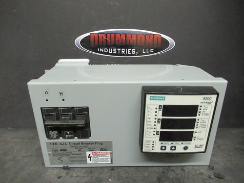 ENCHUFE DE BUS ITE XQ45RGIG 50 AMP 240V 3P4W + TIERRA XJ-L 15 AMPERIOS INTERRUPTOR SIEMENS 9200 - Imagen 2 de 10