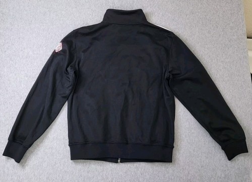 Billabong Argyle Track Jacket Men's Large black gray white zip Diamond - Picture 7 of 10