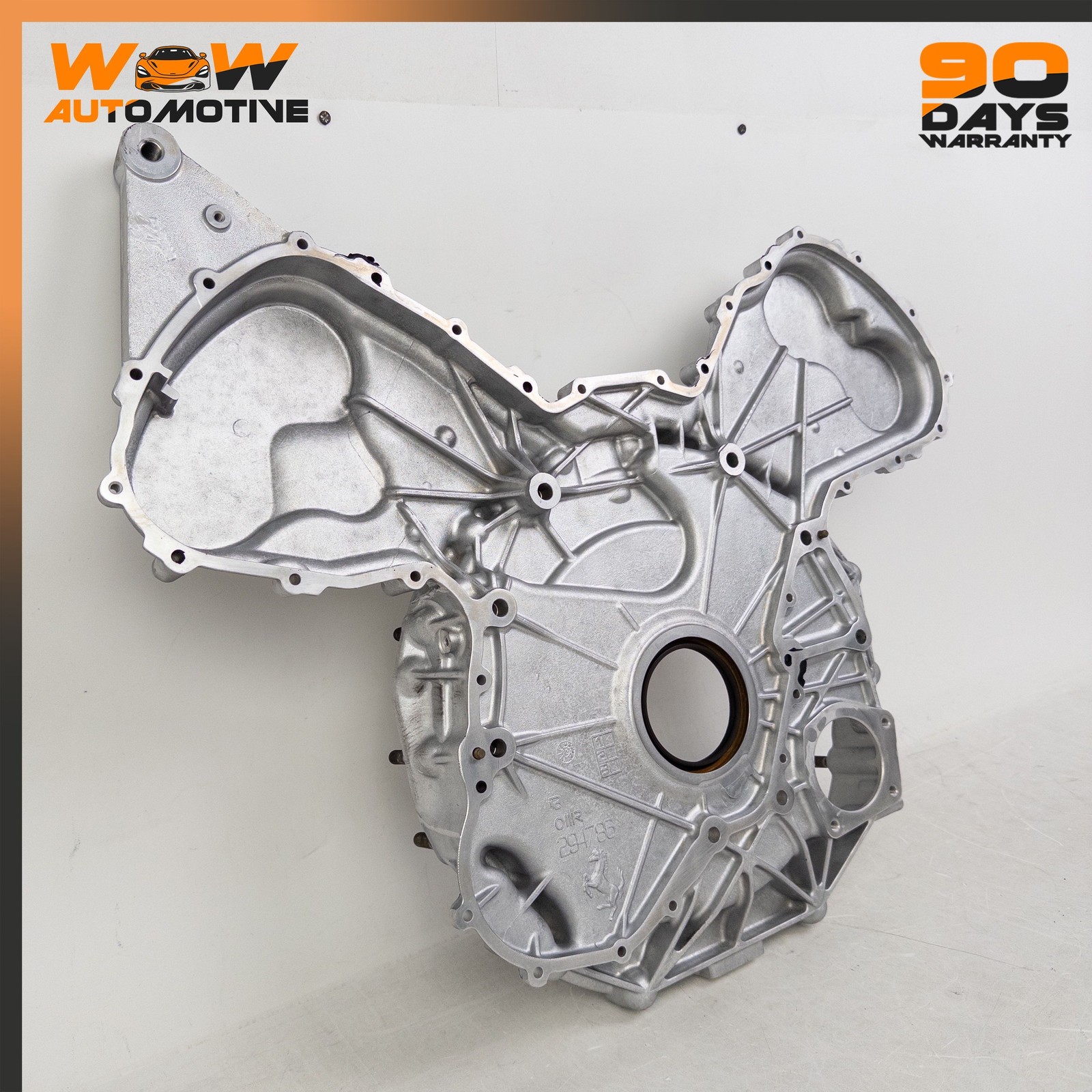 13-19 MASERATI QUATTROPORTE GTS 3.8L V8 ENGINE MOTOR REAR TIMING COVER PLATE OEM