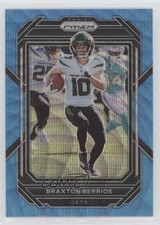 2022 Panini Prizm Blue Wave Prizm 185/199 Braxton Berrios #227 1u6