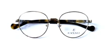 CANALI CO320 C01 NEW UNISEX RIMLESS TORTOISE AUTHENTIC EYEGLASSES 51-18-142