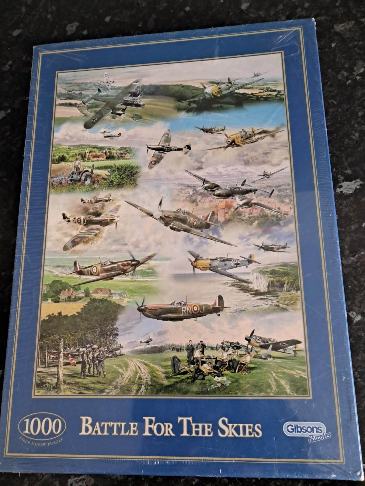 Battle For The Skies 1000 Piece Jigsaw Puzzle Geoff Nutkins Gibsons WWII, NEW