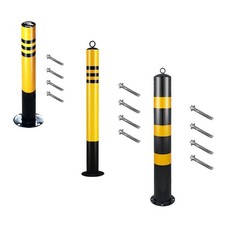 Safety Bollard Post Heavy Duty Steel Driveway Barrier for Driveways Crowd