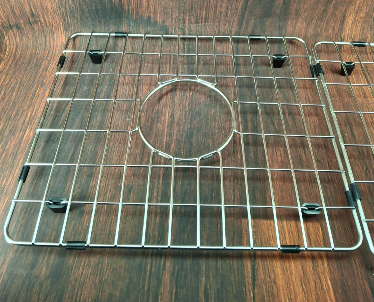 Elkay Stainless Steel Sink Bottom Grid 15" x 13" Center Drain Hole (2 Pack)