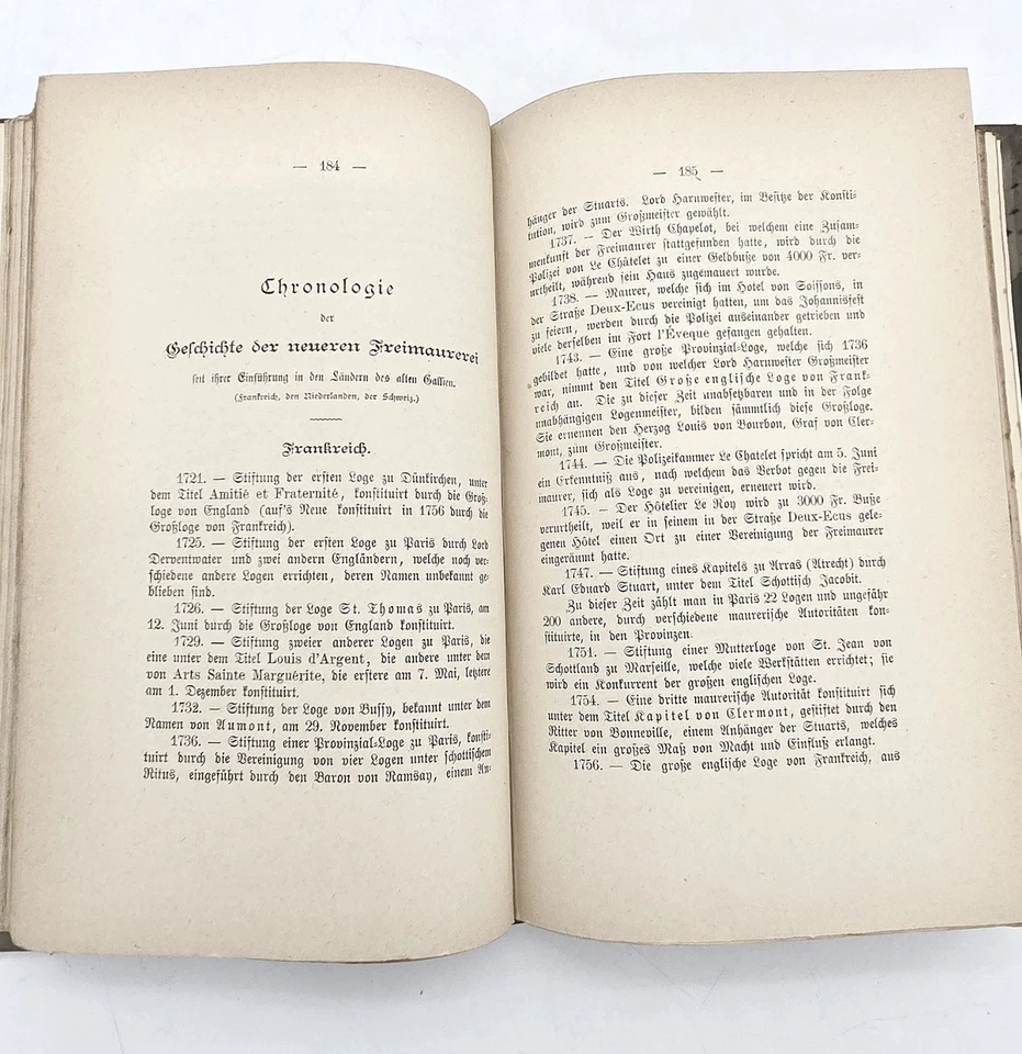 EA 1884 - Rebold: Allgemeine Geschichte der Freimaurerei - Bild 4 von 4
