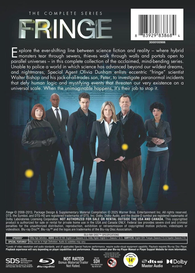 Fringe The Complete Series Blu-ray NEW Foto 4 de 4