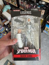 Marvel Legends Spider-Man SILVER SABLE BAF Marvel's Kingpin - Factory Sealed