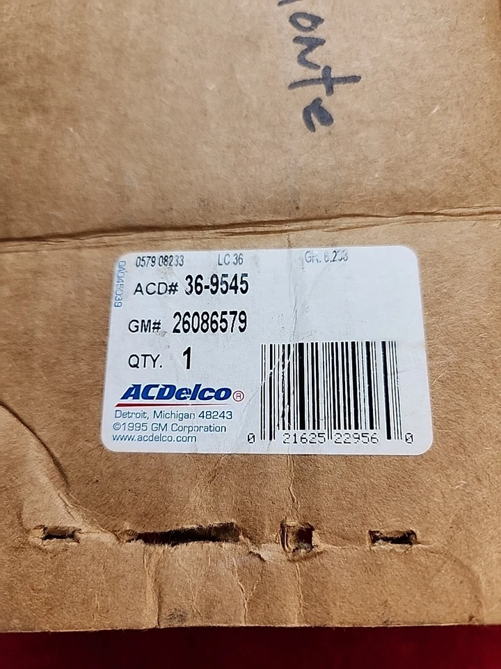 NUEVO ACDelco Extremo de varilla de dirección exterior 36-9545 Impala Monte Carlo Venture  Foto 2 de 4