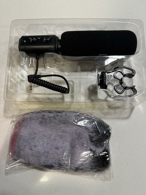 Nicama 3.5mm Cardioid Condenser Mic With Windscreen For DSLR & Mirrorless Camera