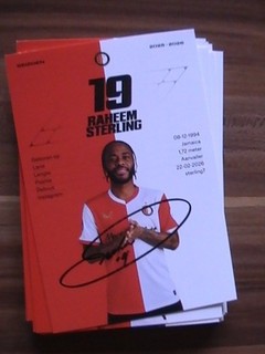 Autogramm Raheem Sterling (Feyenoord Rotterdam) 2025/26