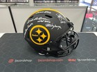 Troy Polamalu Dick LeBeau Signed Full Size Replica Helmet w/ INSC BGS/BAS COA