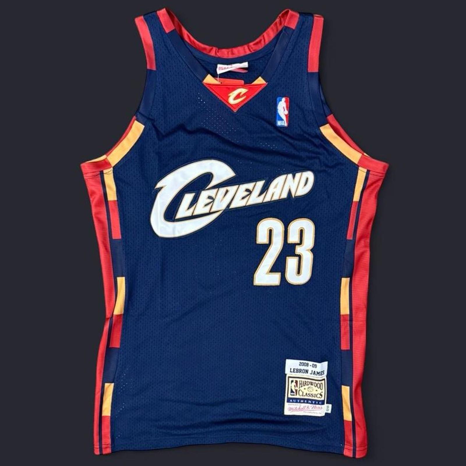 Lebron James Cleveland Cavs Mitchell & Ness Basketball Jersey Black