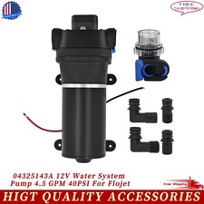 Deck Wash Pump 04325143A 12V Water System Pump 4.5 GPM 40PSI Fits for Flojet