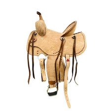 Resistance Youth Western Saddle Leather Horse Barrel Saddle