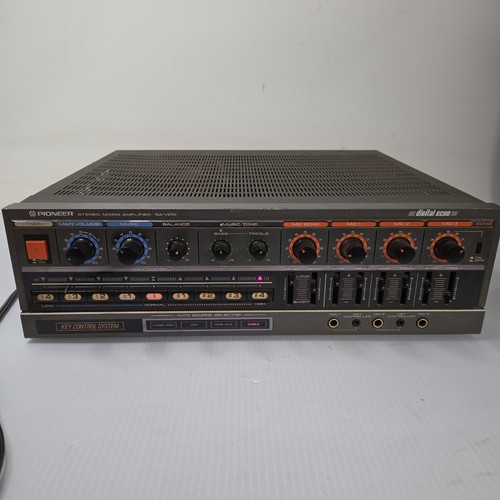 Pioneer SA-V210 Stereo Mixing Amplifier Digital Echo Karaoke Vintage 1989 Tested