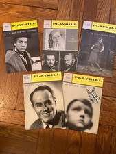 PLAYBILLS: LOT OF FIVE 1961 PLAYS STARS INCLUDE H. FONDA, J. HARRIS, K. STANLEY