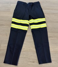 3 pair lot Cintas 59340 High Visibility Navy Blue Safety Work Pants 34x34