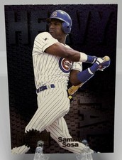 1996 Fleer Heavy Metal Sammy Sosa #7 Chicago Cubs 